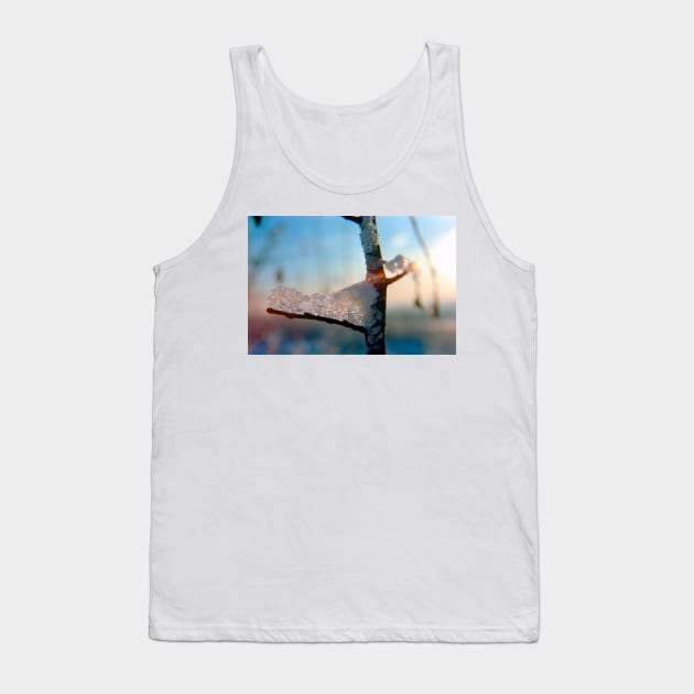 The Sun Prepares to Set on a Winter's Day Tank Top by BrianPShaw